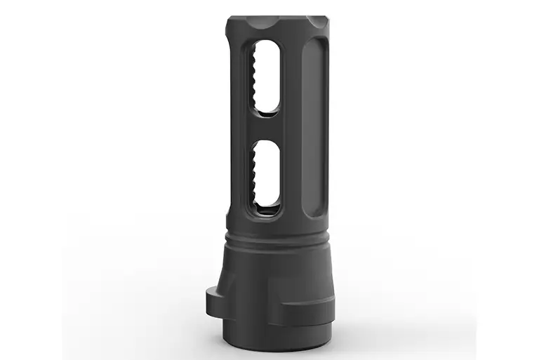Breek Arms Sentinel Caged Flash Hider for Breek-Lok 3QD, 9mm, 1/2x28 TPI