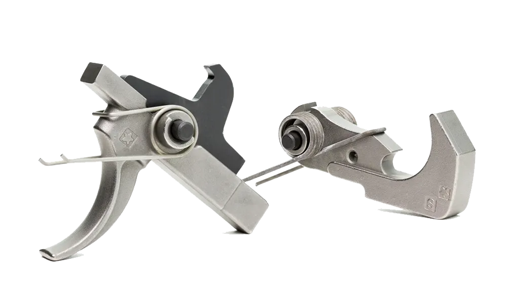 Bravo Company AR-15 Trigger Assembly, Polished Nickel Teflon