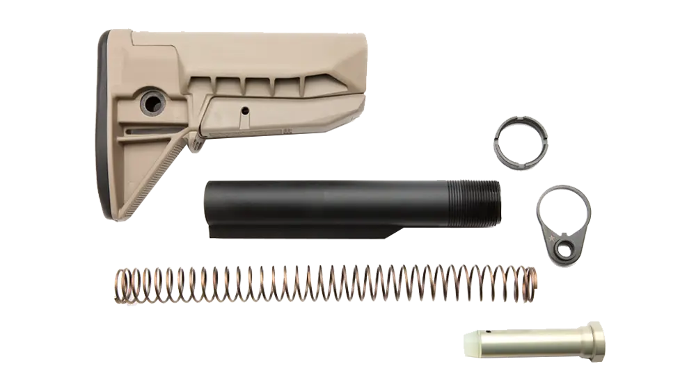 Bravo Company Gunfighter Stock Kit, Mod 0 SOPMOD, Flat Dark Earth