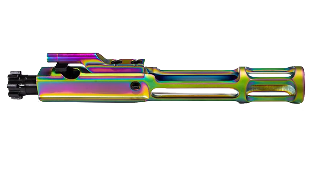 Faxon 5.56 Gunner Lightweight Bolt Carrier Group, Nitride Chameleon PVD