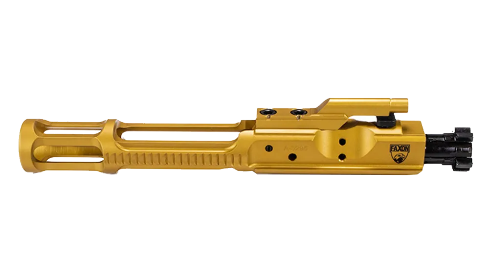 Faxon 5.56 Gunner Lightweight Bolt Carrier Group – Nitride with TiN PVD