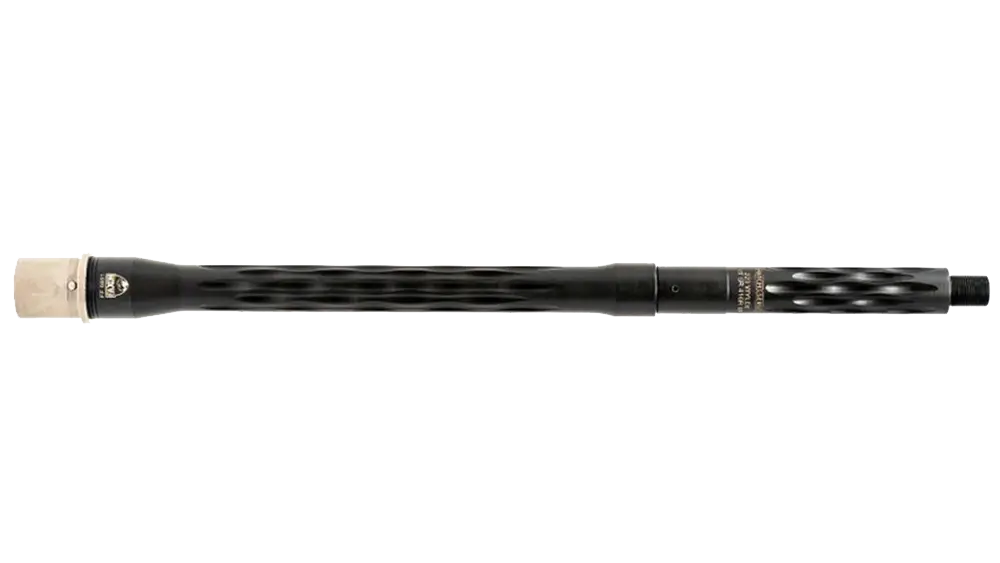 Faxon Match Series 14.5" Flame Fluted .223 Wylde 416R SS QPQ Nitride 5R Mid-Length Barrel