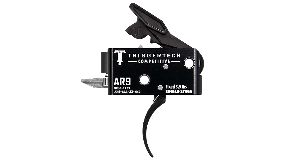 Triggertech Ar-9 Competitive Single-Stage Trigger, Pvd Pro-Curved