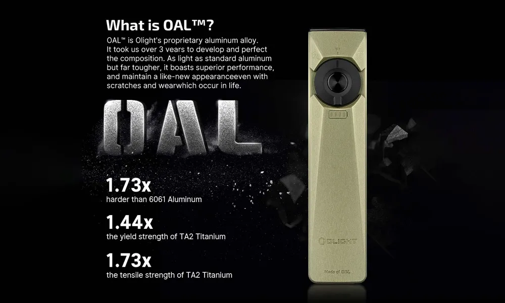 Olight Arkfeld Ultra 3-In-1 Edc Flashlight With O-Aluminum | 4000K-5000K | Olive Green - Image 4