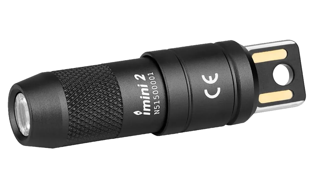 Olight iMini 2 Rechargeable Mini Flashlight, Black