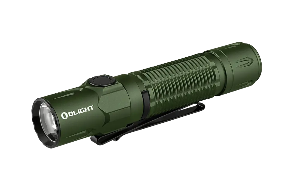 Olight Warrior 3S High Beam Tactical Flashlight, OD Green