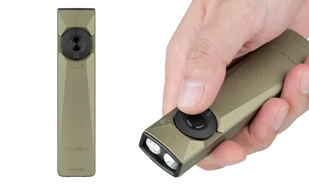 Olight Arkfeld Ultra 3-In-1 Edc Flashlight With O-Aluminum, 4000K-5000K, Olive Green