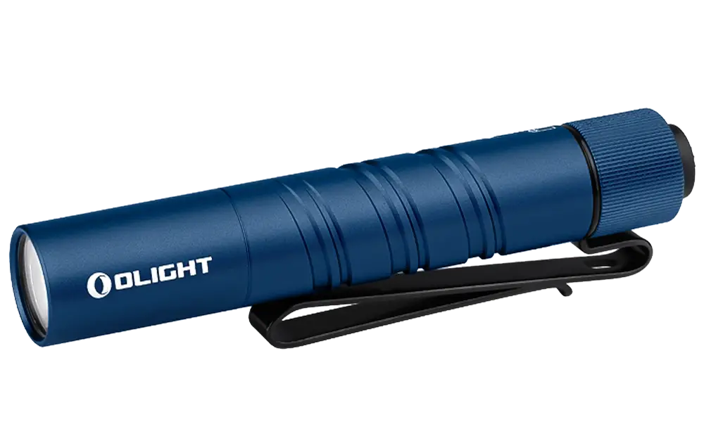 Olight i3T‑2 EOS Small EDC Flashlight, Midnight Blue