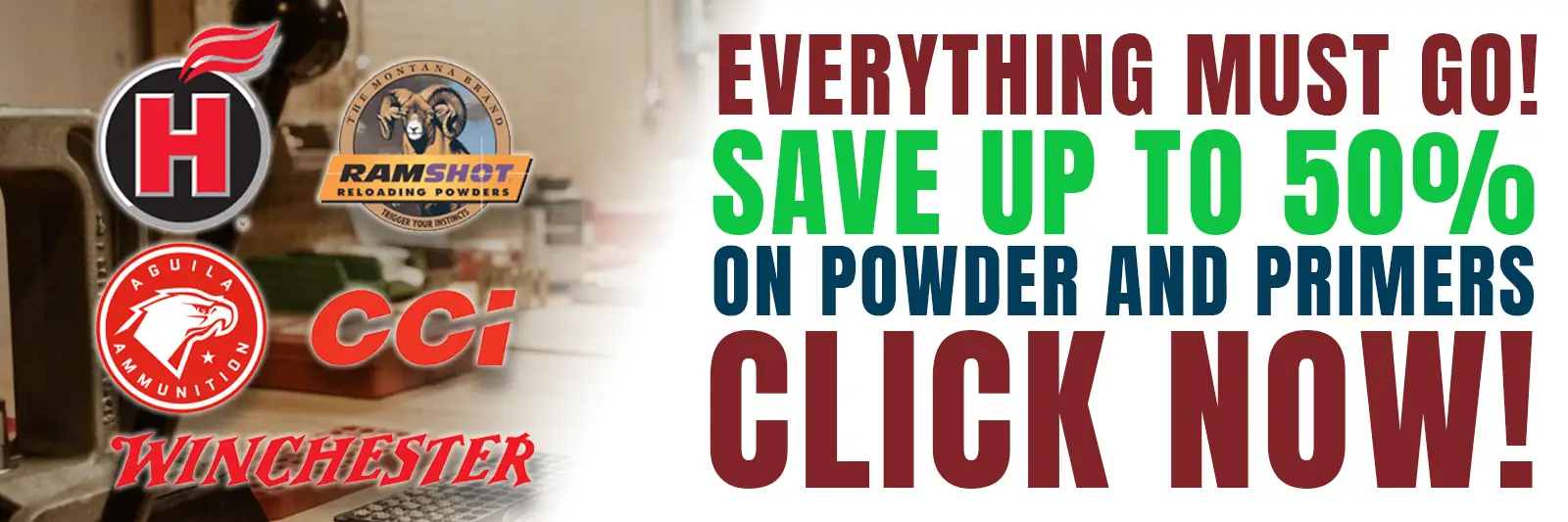Primers And Powder Closeout