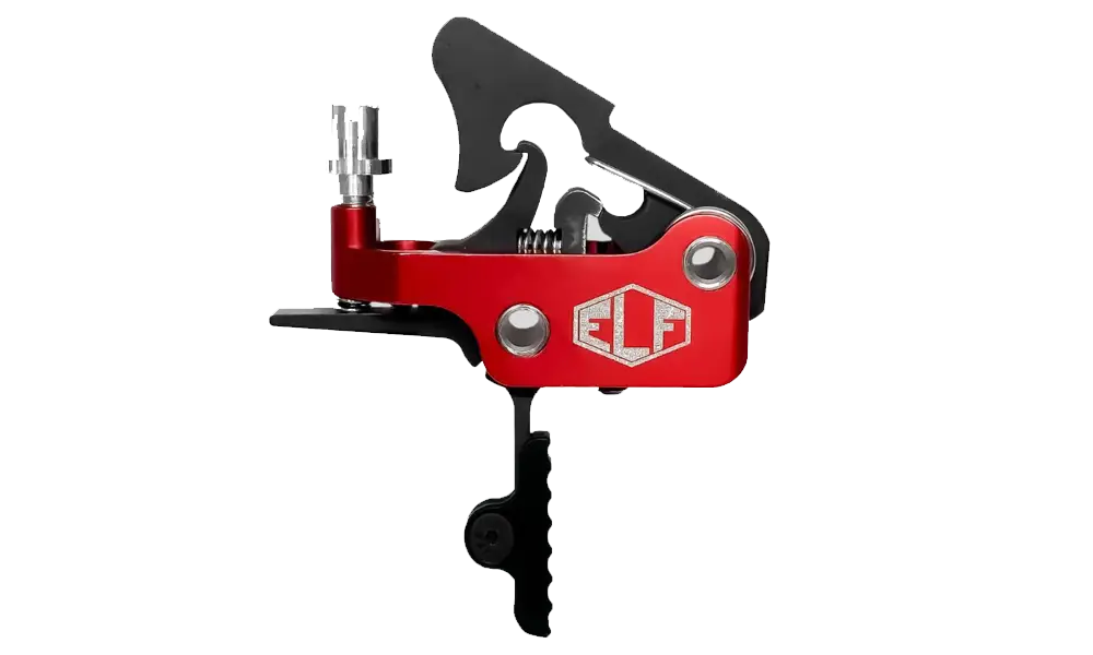 Elftmann ELF APEX, AR Drop-In Trigger with FA Knob, Straight, 2.75 lb, Black