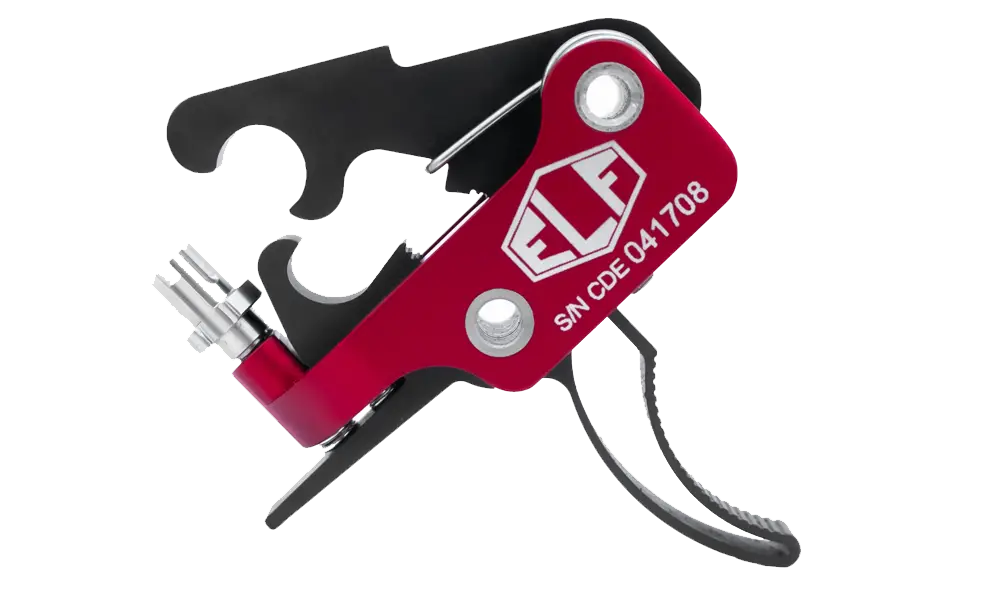 Elftmann Legacy Match Drop-In Trigger with FA Knob, Curved, Black