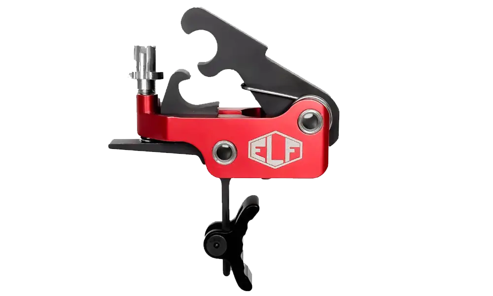 Elftmann ELF-SE, Drop-In AR Trigger with FA Knob, Curved, 2.75 lb, Black