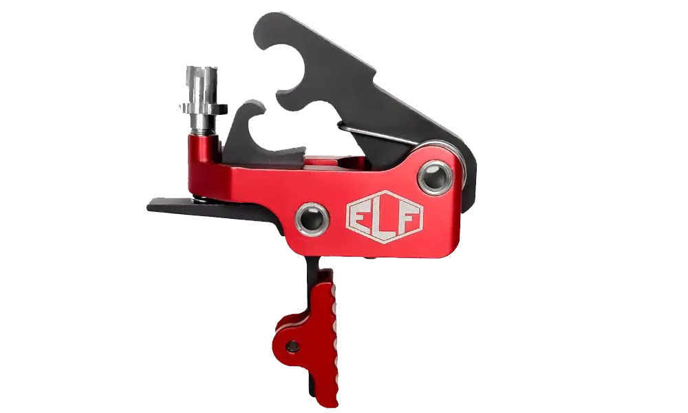 Elftmann ELF-SE, Drop-In AR Trigger with FA Knob, Straight, 2.75 lb, Red