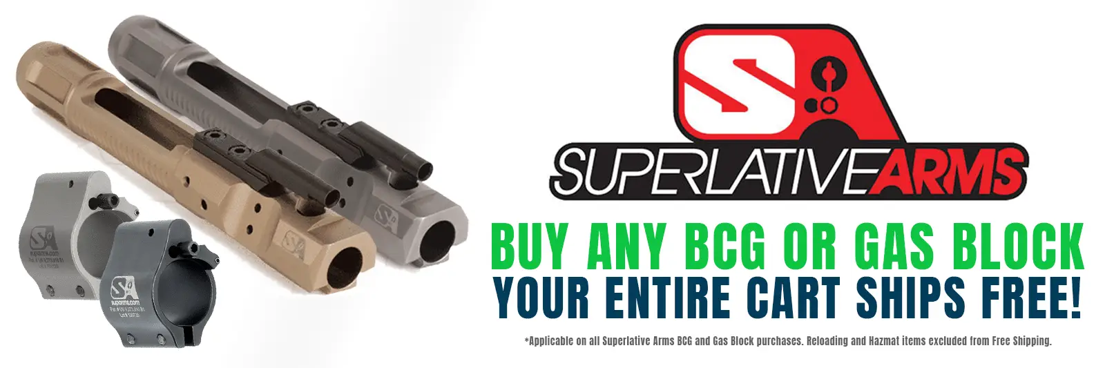 Superlative Arms Free Shipping Offer