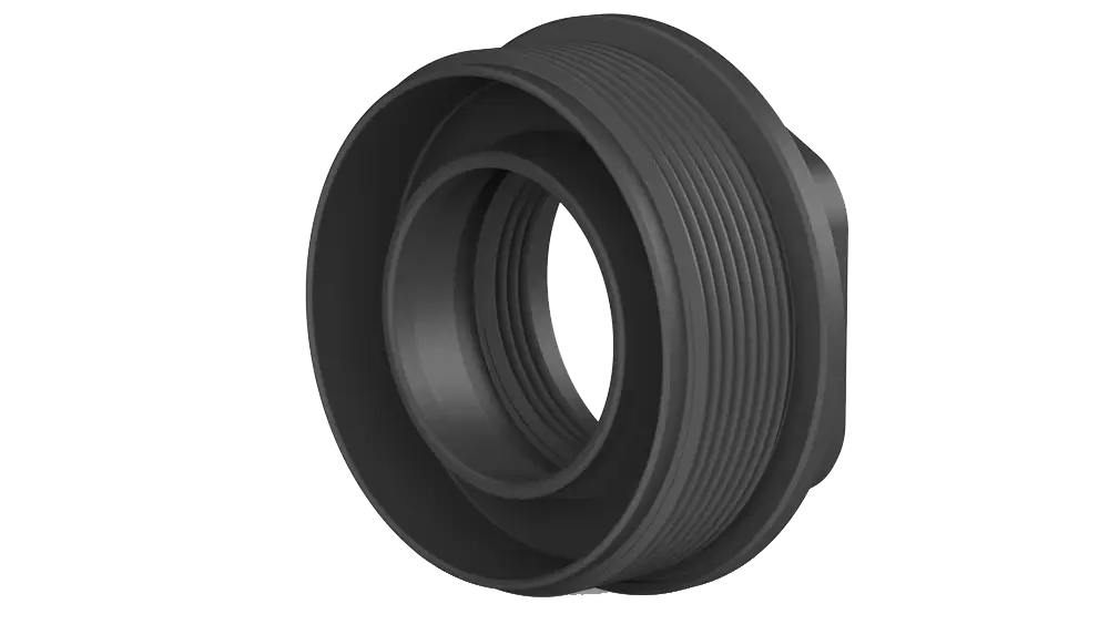 Breek Arms Plan B HUB ONE Low Profile Universal Suppressor Mount, Titanium