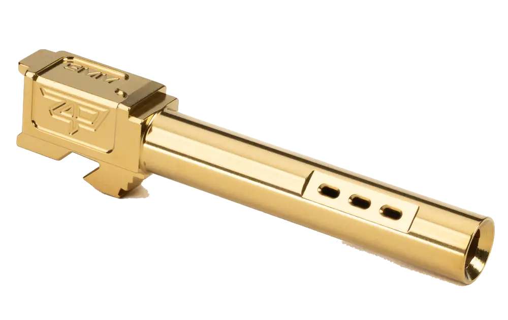 Zaffiri Precision Side Ported Barrel for Glock 17 Gen 3, Gold