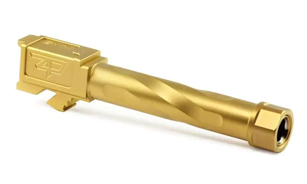 Zaffiri Precision Glock 17 Gen 5 Flush and Crown Barrel, Gold