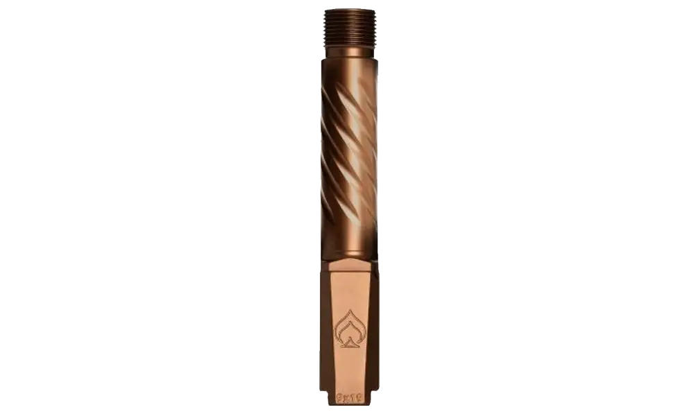 Ballistic Advantage Standard Threaded Barrel with Spiral Fluting for SIG P365, Copper, No LCI
