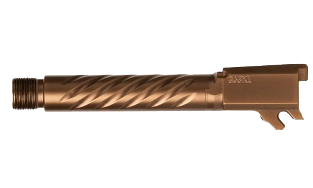 Ballistic Advantage Threaded Barrel with Spiral Fluting for SIG P365XL / XMacro, Copper, LCI