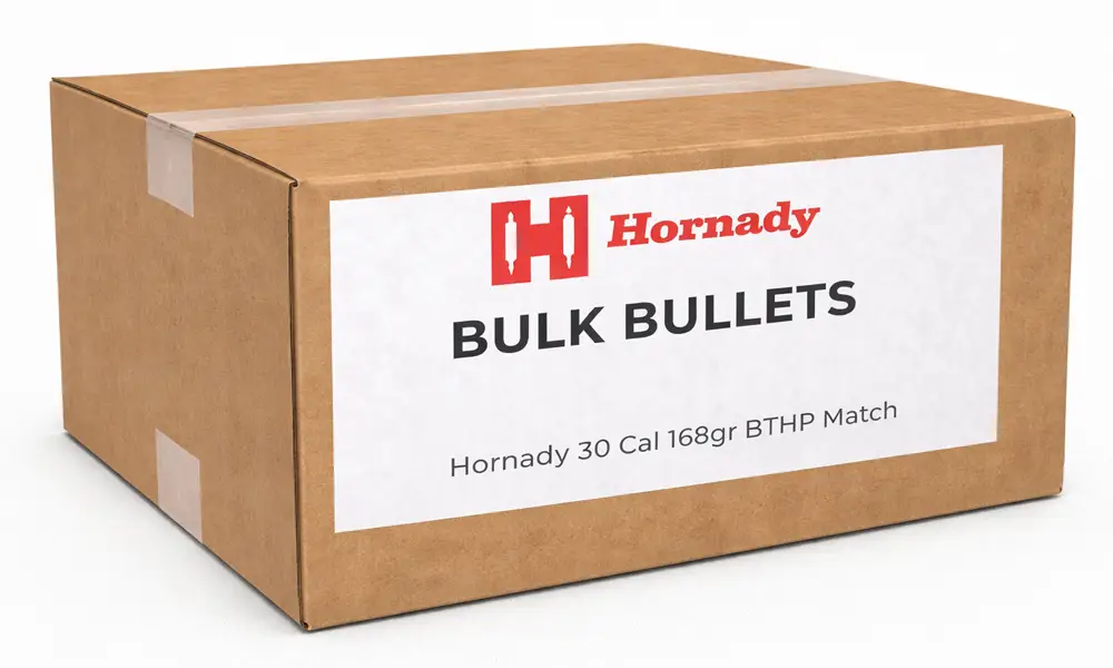 Hornady 30 Cal 168gr BTHP Match (Bulk / OEM)