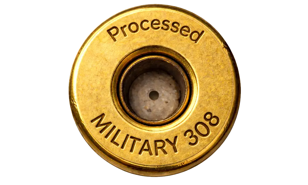Processed Military 308 Brass