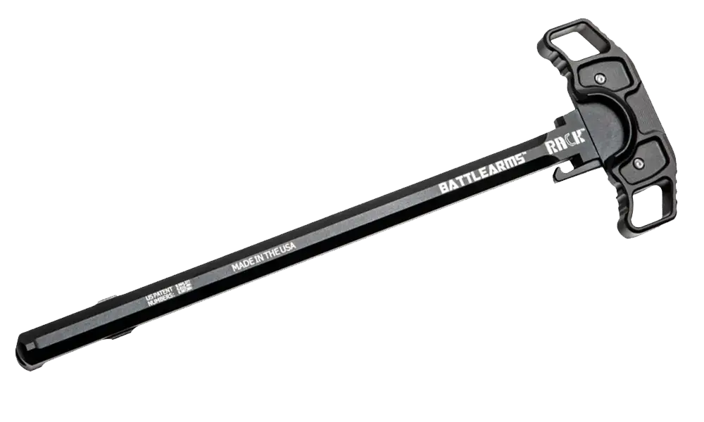 Battle Arms Development RACK Monolithic Ambidextrous Charging Handle For AR15/M4/M16 | Anodized Black