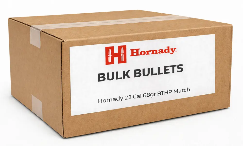 Hornady 22 Cal 68gr BTHP Match (Bulk / OEM)