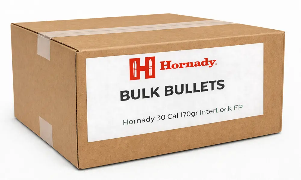 Hornady 30 Cal 170gr InterLock FP (Bulk / OEM)