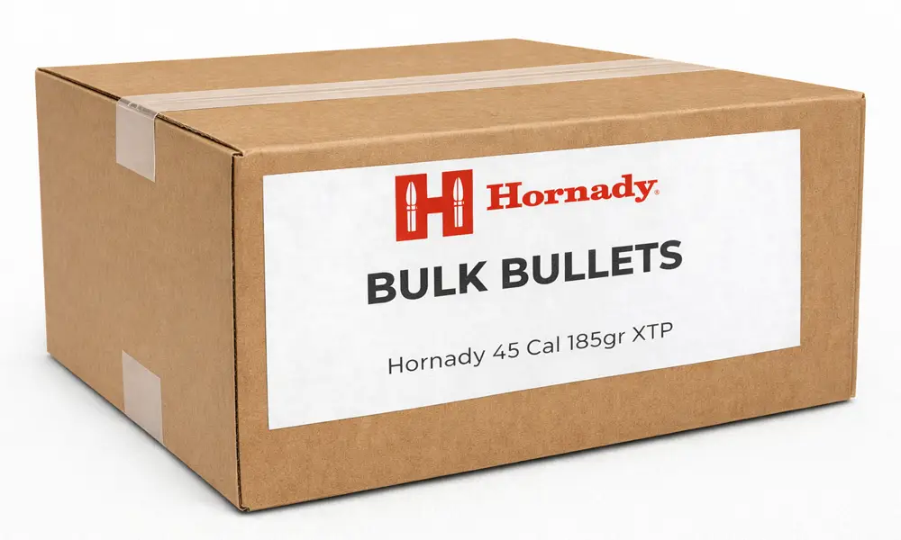 Hornady 45 Cal 185gr XTP (Bulk / OEM)