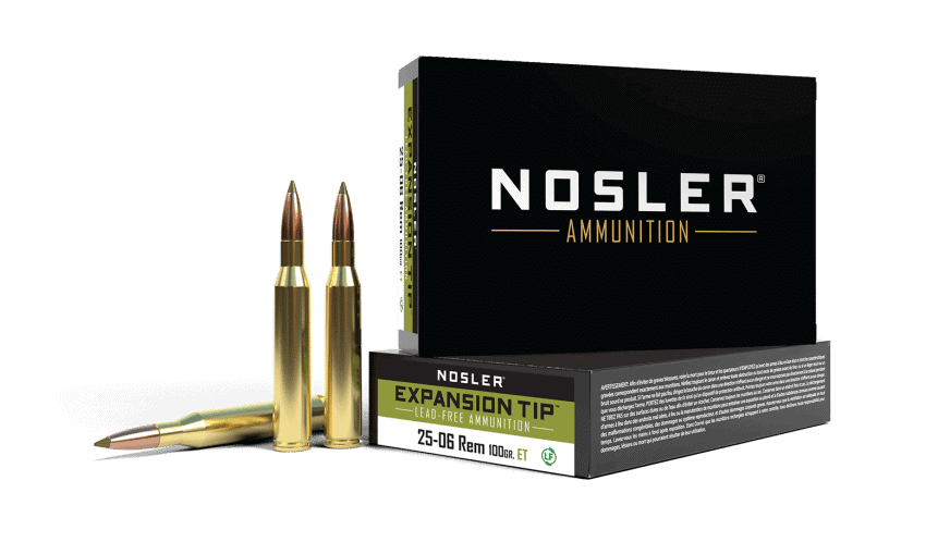 Nosler 25-06 Rem 100gr Expansion Tip Ammunition (20ct)