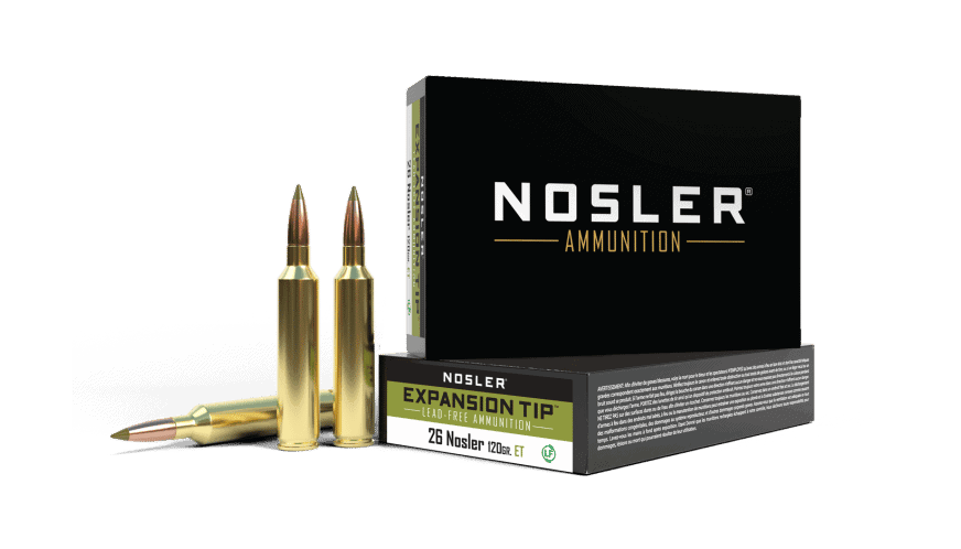 Nosler 26 120gr Expansion Tip Ammunition (20ct)