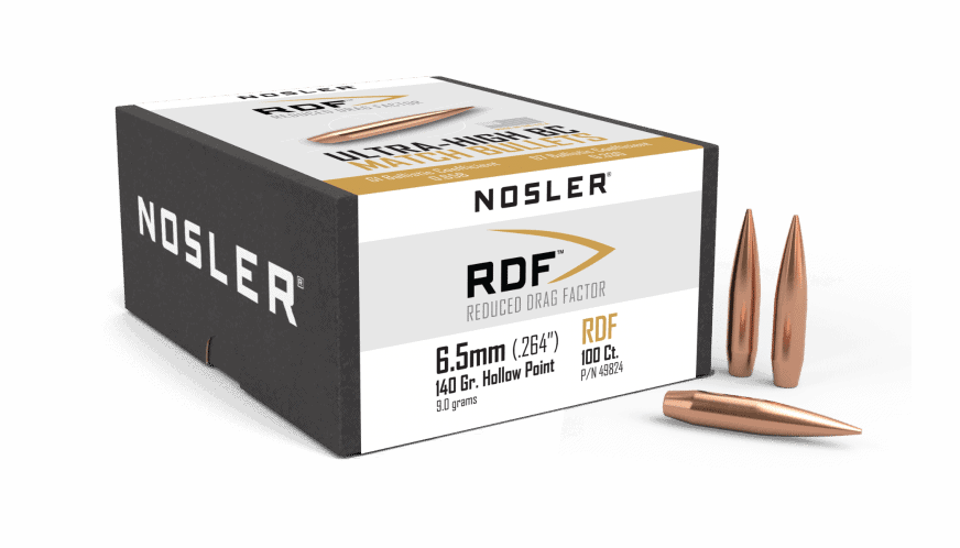 Nosler 264 Cal 6.5mm 140gr RDF (100ct)