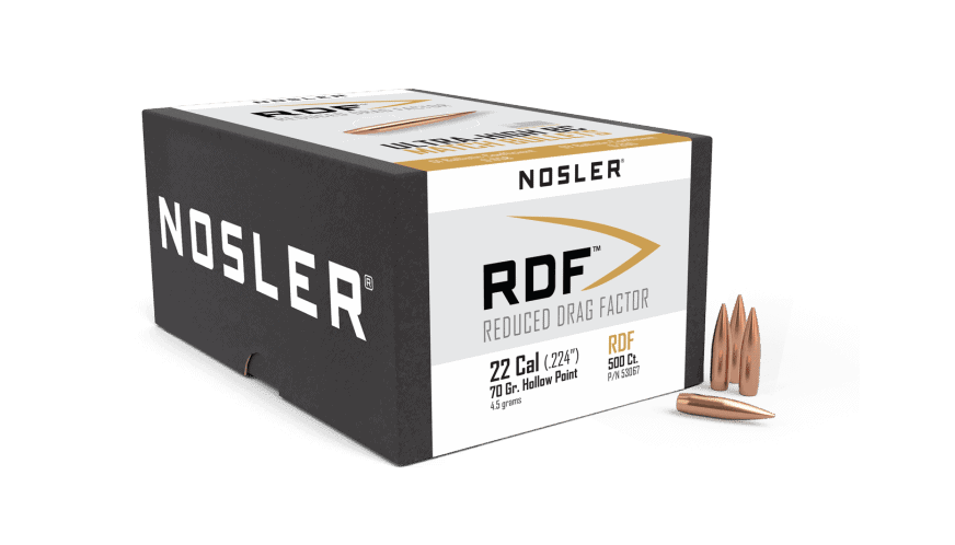 Nosler 22 Cal 70gr RDF (500ct)