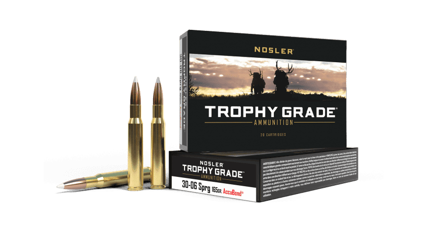 Nosler 30-06 Springfield 165gr Accubond Trophy Grade Ammunition (20ct)
