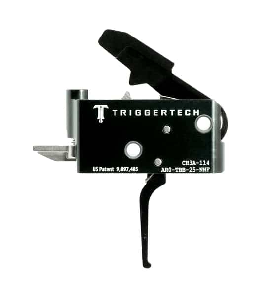 TriggerTech AR-15 Adaptable Trigger, PVD Black Flat