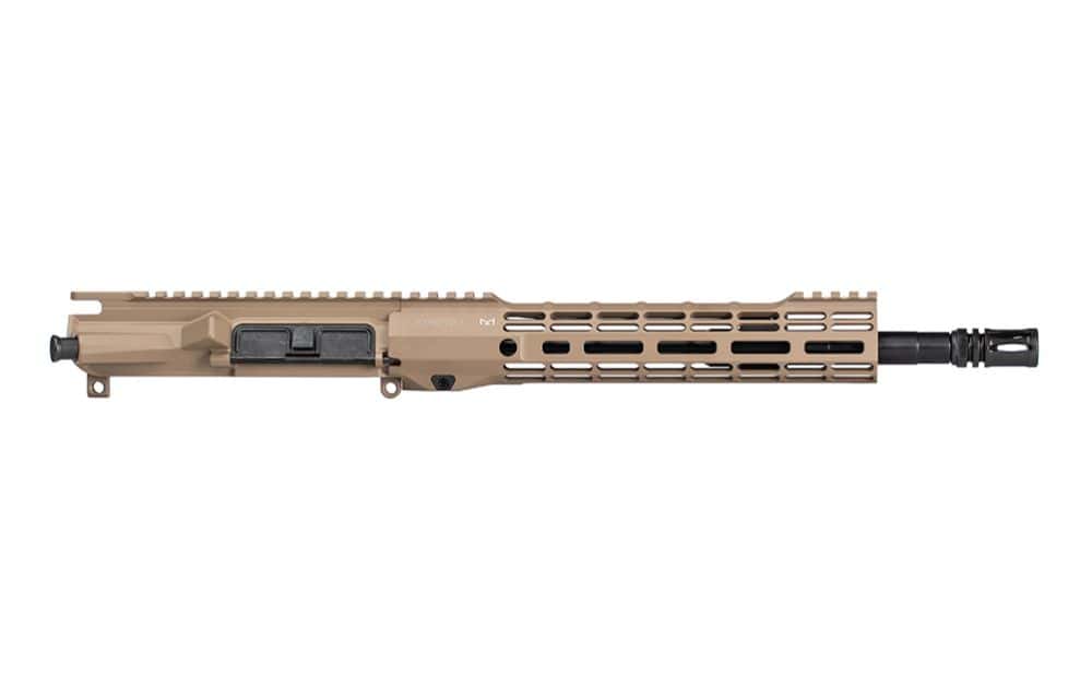 Aero Precision M4E1-T Complete Upper, 12.5" 5.56 Carbine Barrel, 10.3" ATLAS S-ONE M-LOK Handguard, FDE Cerakote