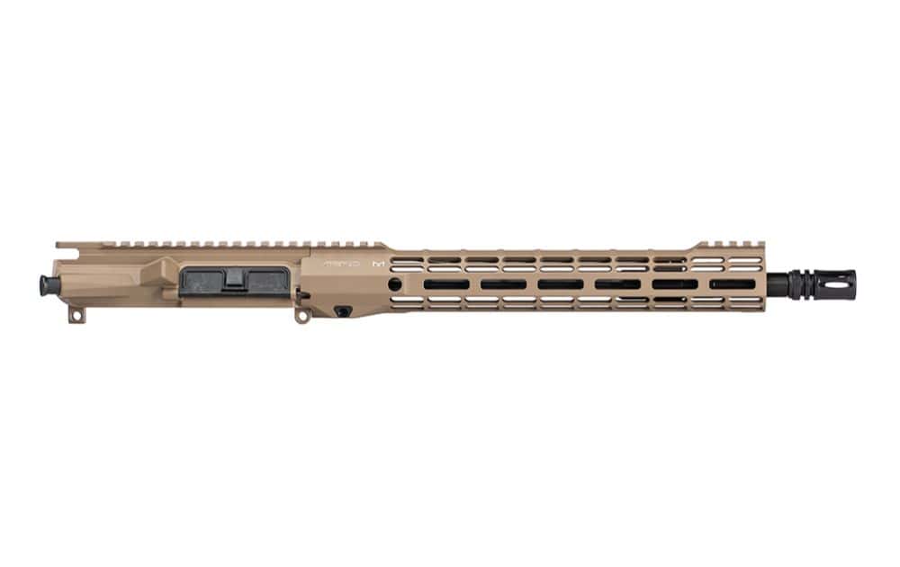 Aero Precision M4E1-T Complete Upper, 13.9" 5.56 CMV Mid-Length Barrel, 12.7" ATLAS S-ONE M-LOK Handguard, FDE Cerakote
