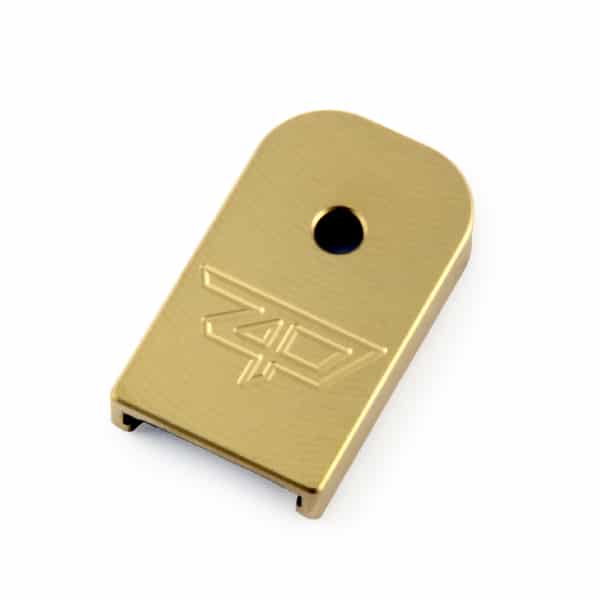 Zaffiri Precision Glock 43 Mag Plate, Gold