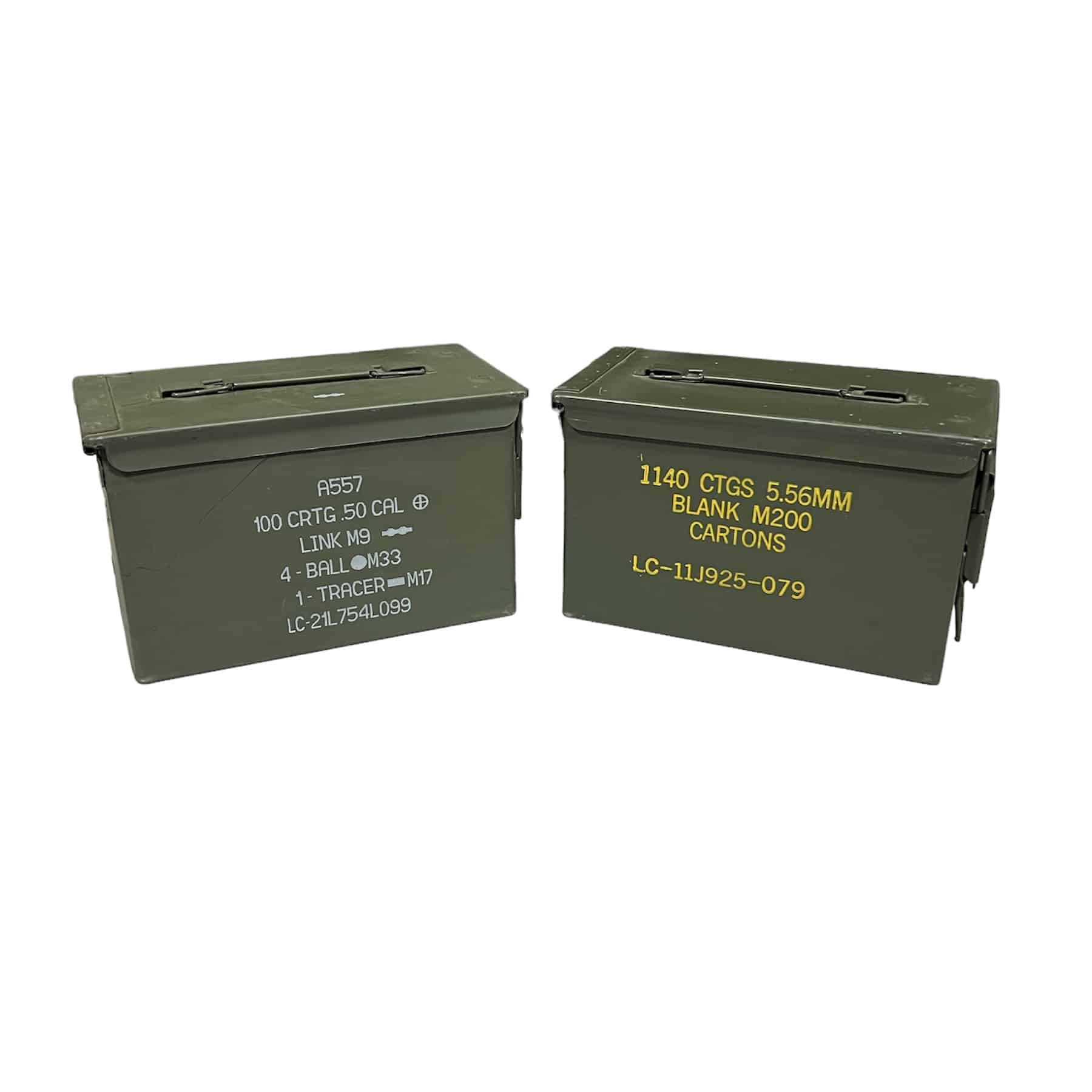 M2A1 / M2A2 50 Cal Size Ammo Cans