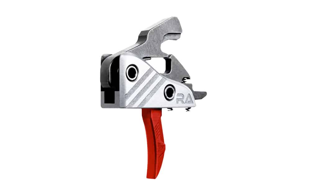 Rise Armament RA-524 Blitz Elite Performance Trigger with Anti-Walk Pins, Red Blade