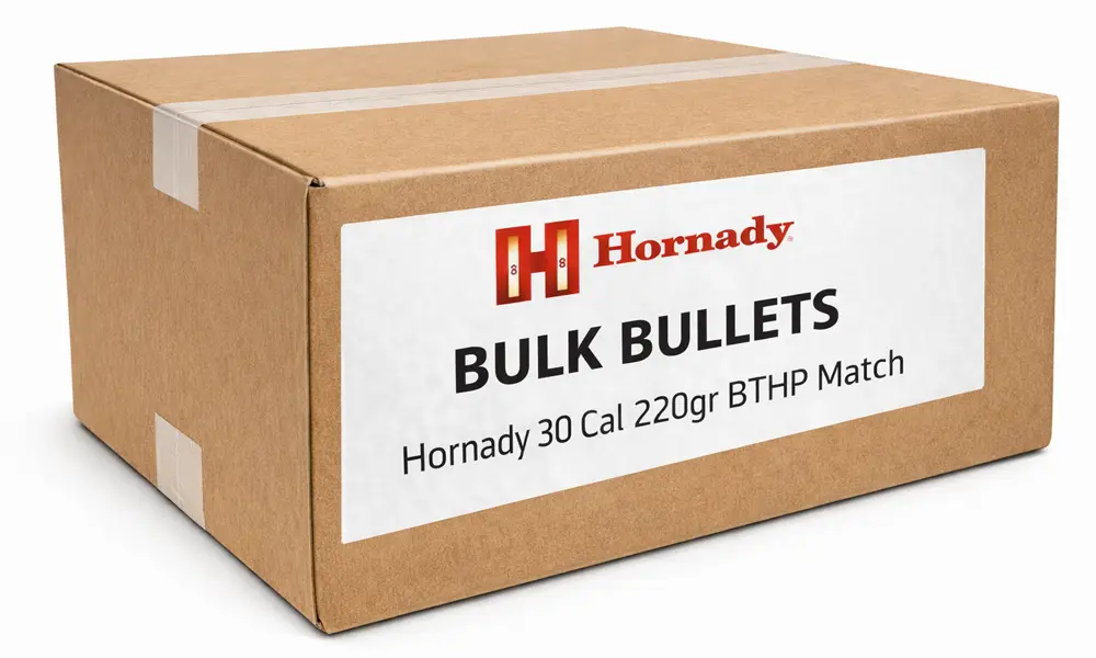 Hornady 30 Cal 220gr BTHP Match (Bulk / OEM)
