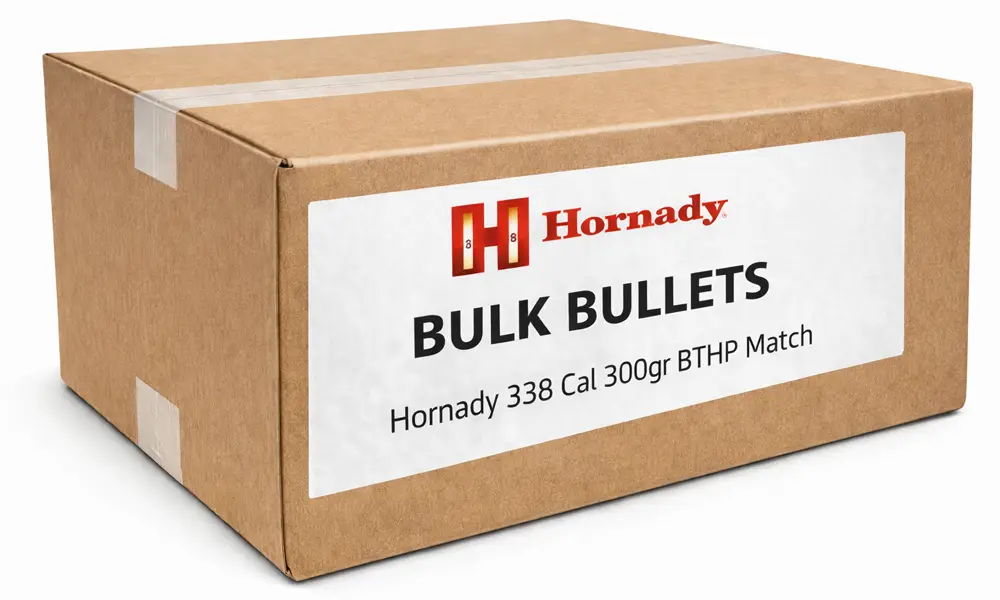 Hornady 338 Cal 300gr BTHP Match (Bulk / OEM)