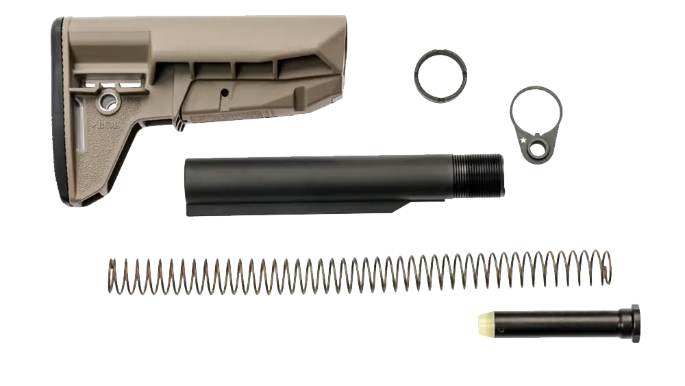 Bravo Company Gunfighter Stock Kit, Mod 2 RMS, Flat Dark Earth