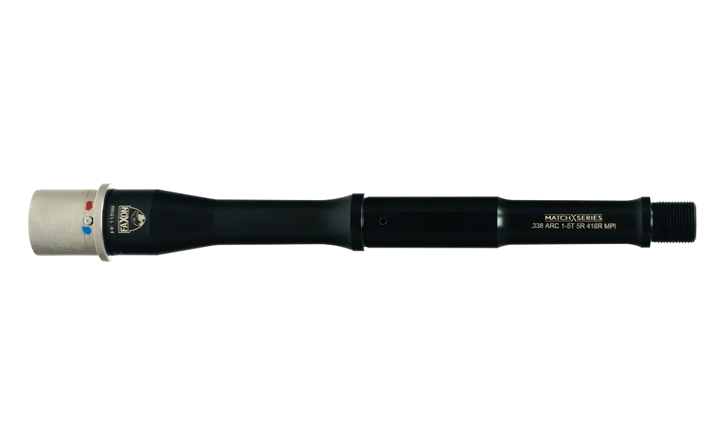 Faxon Match Series 9" Gunner 338 ARC Pistol‑Length Barrel