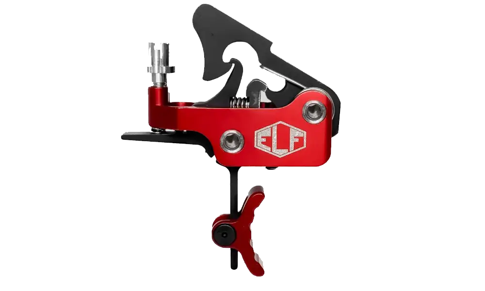 Elftmann ELF APEX PRO SE with PRO LOCK & FA Knob, AR Drop-In Trigger, Curved, Red