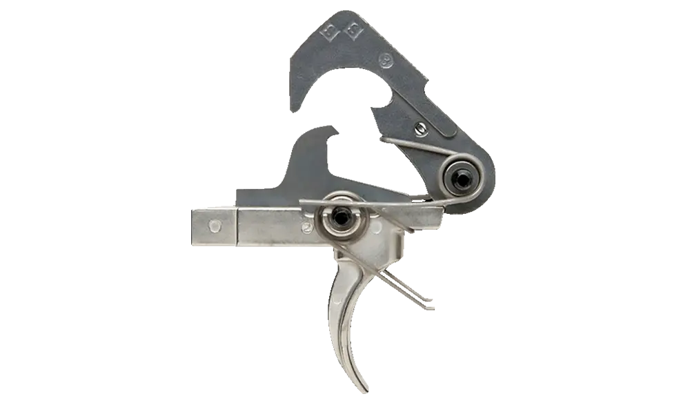 B.A.D. Enhanced AR Trigger Kit, Single Stage, Nickel Teflon